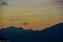 cascades, winthrop, washington, sunset