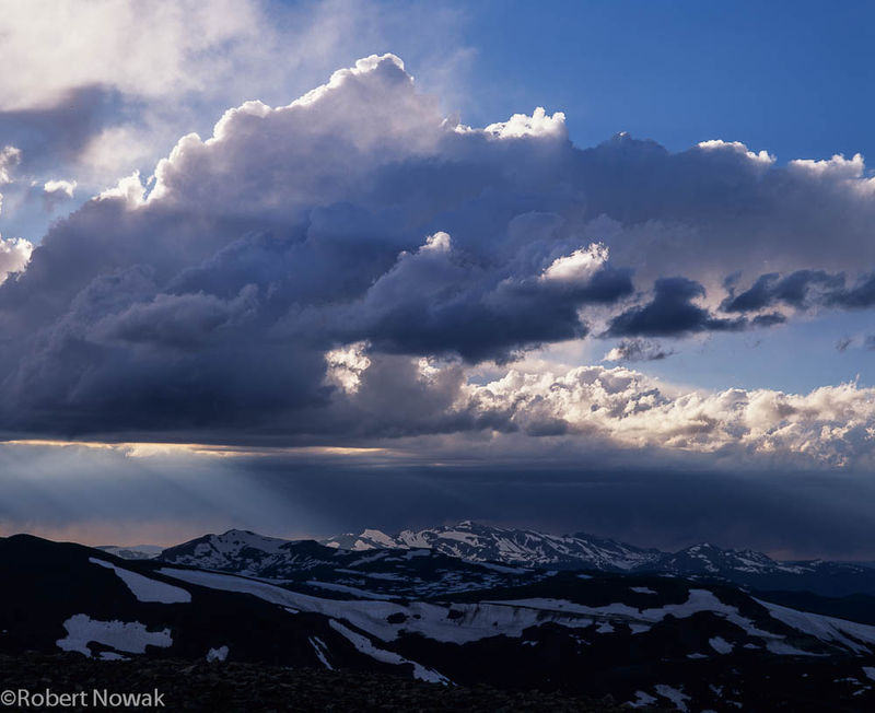 Storm Clouds Over the Never Summer Range Rocky Mountain National Park